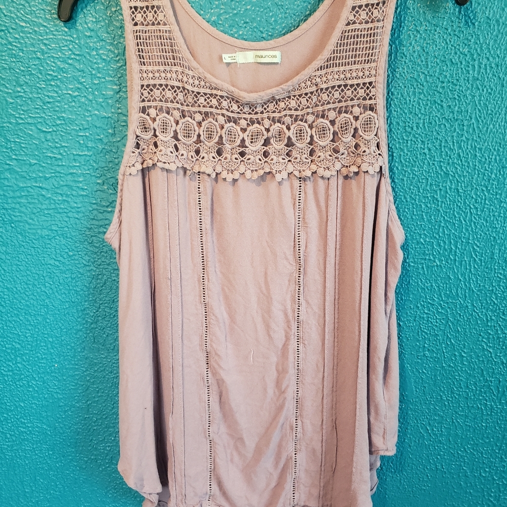 Dusty Lavender Top (Maurice's)
